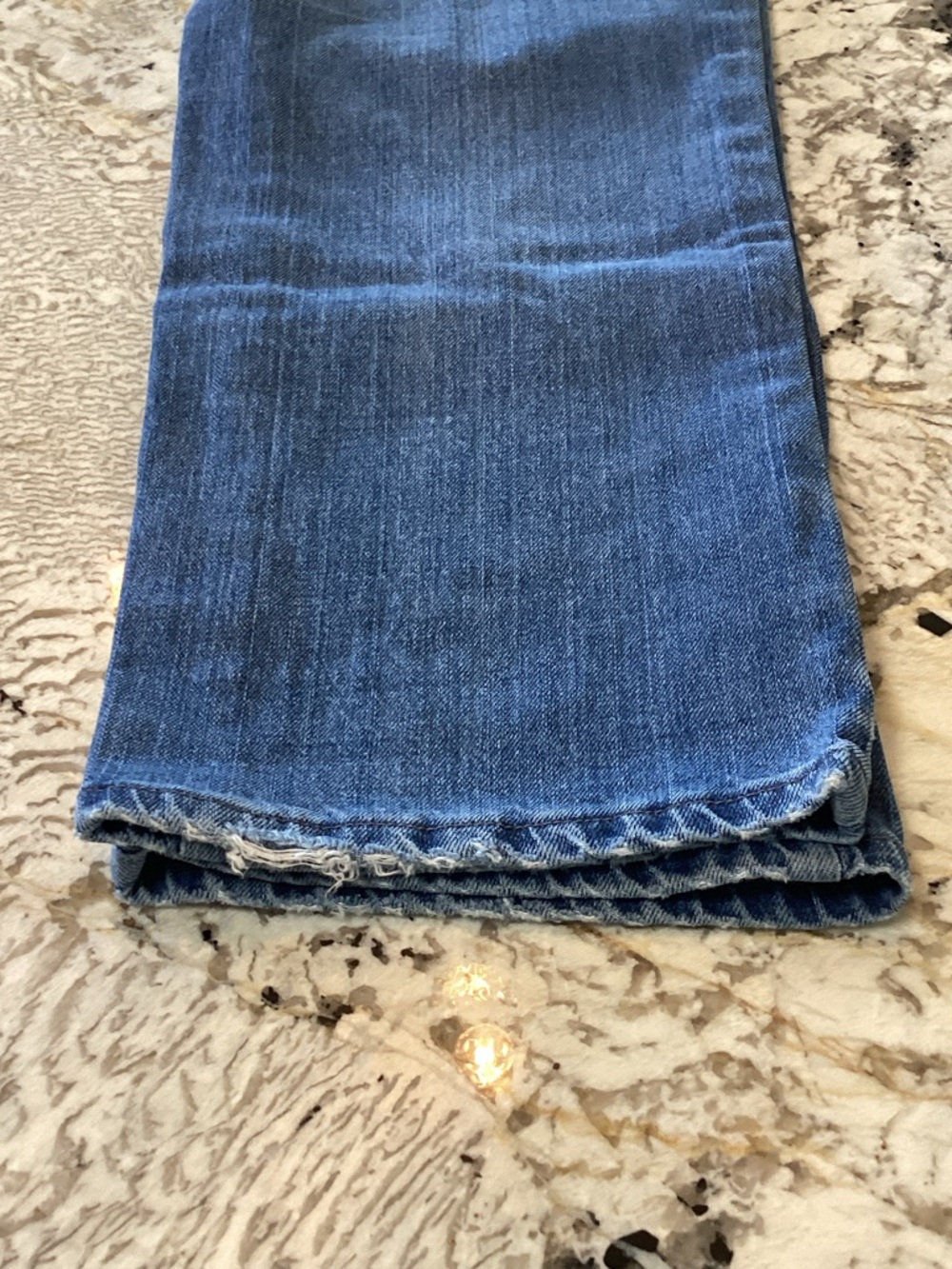Lee Relaxed Straight Jeans Size 8M Blue Denim High Rise 3051849 - Picture 2 of 12
